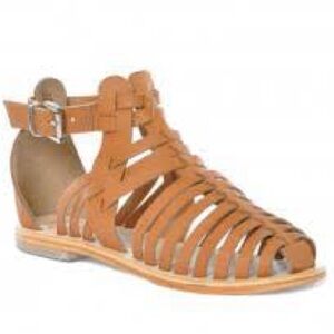 Sol Sana Fisherman Sandals Leather Brown Size 39